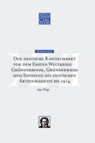 Der deutsche Kapitalmarkt vor dem ersten Weltkrieg- Gründerboom, Gründerkrise und Effizienz des deutschen Aktienmarktes bis 1914