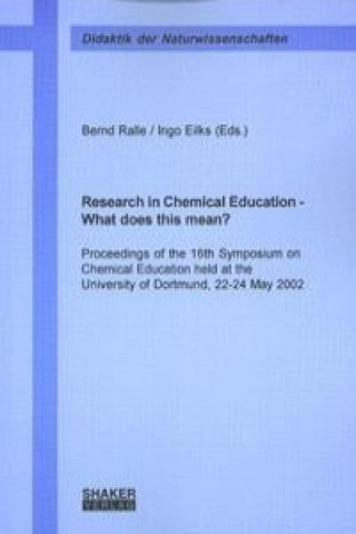 Research in Chemical Education - What does this mean?