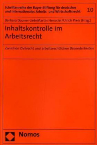 Inhaltskontrolle im Arbeitsrecht