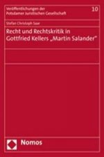 Recht und Rechtskritik in Gottfried Kellers 