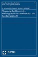 Steuerungsfunktionen des Haftungsrechts im Gesellschafts- und Kapitalmarktrecht