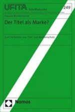 Der Titel als Marke?