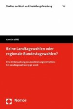 Reine Landtagswahlen oder regionale Bundestagswahlen?