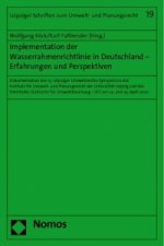 Implementation der Wasserrahmenrichtlinie in Deutschland - Erfahrungen und Perspektiven