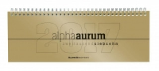 Tisch-Querkalender 2017 alpha aurum