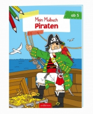 Malbuch ab 5 Piraten