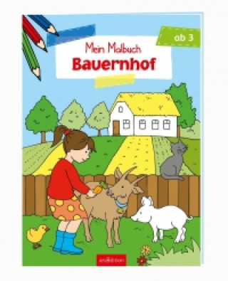 Malbuch ab 3 Jahren - Bauernhof VE 5