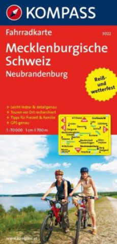 Mecklenburgische Schweiz - Neubrandenburg 1 : 70 000
