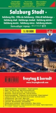 Salzburg Stadt 1 : 10 000 Touristenplan