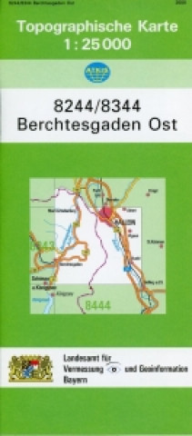 Berchtesgaden Ost 1 : 25 000