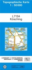 Kösching 1 : 50 000