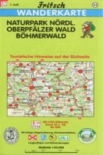 Naturpark Nördlicher Oberpfälzer Wald / Böhmerwald 1 : 50 000. Fritsch Wanderkarte