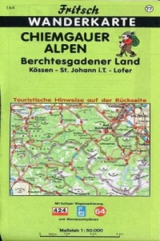 Chiemgauer Alpen. Berchtesgadener Land 1 : 50 000. Fritsch Wanderkarte