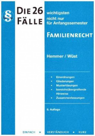 26 wichtigsten Fälle zum Familienrecht