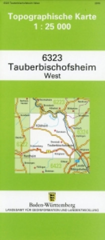 Tauberbischofsheim West  1 : 25 000
