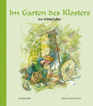 Im Garten des Klosters im Mittelalter