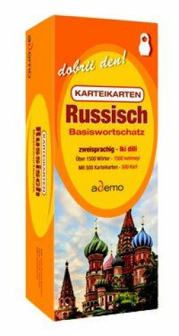 Karteikartenbox Basiswortschatz Russisch Niveau A1