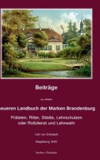 Beitrage zu einem neueren Landbuch der Marken Brandenburg