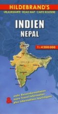 Indien, Nepal 1 : 4 200 000. Hildebrand's Urlaubskarte