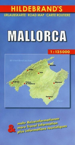 Mallorca 1 : 125 000 / Cabrera 1 : 75 000. Hildebrand's Urlaubskarte