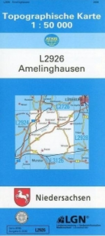 Amelinghausen 1 : 50 000. (TK 2926/N)
