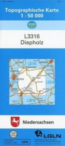 Diepholz 1 : 50 000. (TK 3316/N)