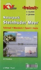 Steinhuder Meer, KVplan, Radkarte/Wanderkarte/Freizeitkarte, 1:30.000 / 1:15.000