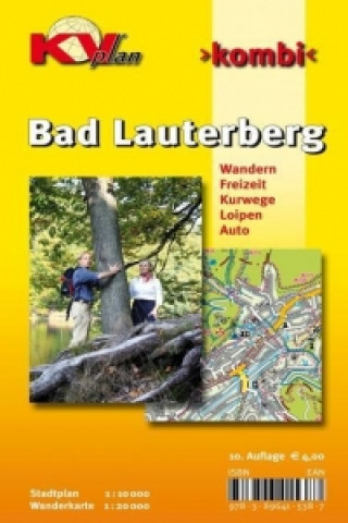 Bad Lauterberg, KVplan, Wanderkarte/Freizeitkarte/Stadtplan, 1:20.000 / 1:10.000
