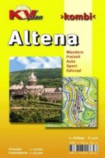 Altena, KVplan, Wanderkarte/Freizeitkarte/Stadtplan, 1:25.000 / 1:15.000