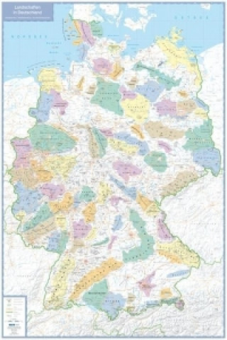 Landschaften in Deutschland Planokarte