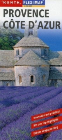 KUNTH FlexiMap Provence - Cote d`Azur 1 : 350 000