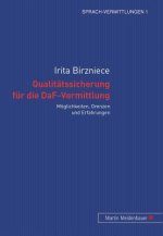 Qualitaetssicherung Fuer Die Daf-Vermittlung