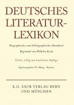 Deutsches Literatur-Lexikon, Eganzungsband VI, Maag - Ryslavy