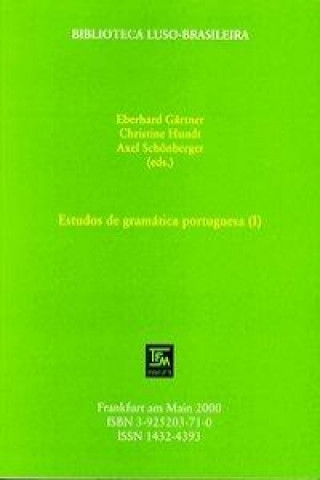Estudos de gramática portuguesa (I)