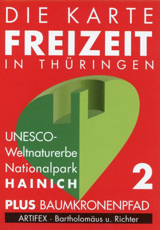 Die Karte - Freizeit in Thüringen 02. Nationalpark Hainich 1 : 30 000