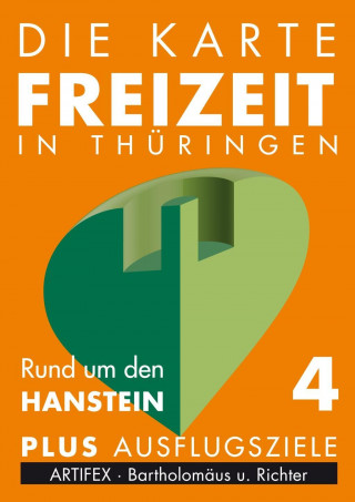 Die Karte - Freizeit in Thüringen 04. Rund um den Hanstein 1 : 30 000