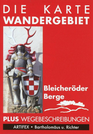 Die Karte - Freizeit in Thüringen Bleicheröder Berge 1 : 30 000
