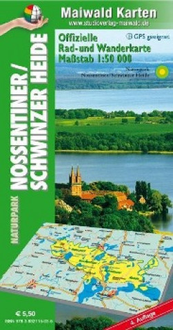 Nossentiner/Schwinzer Heide = Offizielle Rad- u. Wanderkarte = Naturpark Nossentiner/Schwinzer Heide