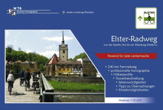 Elster-Radweg (Weiße Elster von der Quelle bis Halle/S.) 1 : 50 000