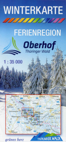 Ferienregion Oberhof 1 : 35 000 Winterkarte