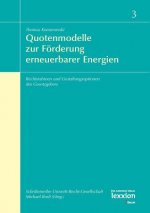 Quotenmodelle zur Förderung erneuerbarer Energien