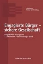 Engagierte Bürger - sichere Gesellschaft