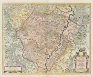Historische Karte St. Hersfeld in Hessen 1635