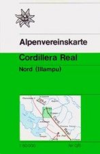 DAV Alpenvereinskarte 0/8 Cordillera Real Nord (Illampu - Bolivien) 1 : 50 000