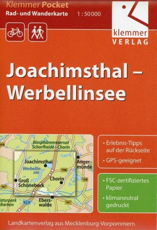 Joachimsthal - Werbellinsee 1 : 50 000