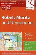 Klemmer Pocket Rad- und Wanderkarte Röbel/Müritz und Umgebung 1:50 000