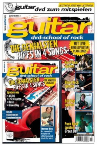 guitar: Songbook mit dvd-school of rock 2 (guitar dvd.nr.3)