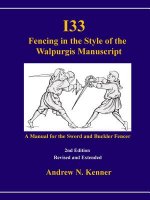 I33 Fencing in the Style of the Walpurgis Manuscript 2nd Edition