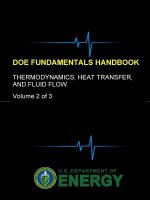 Doe Fundamentals Handbook - Thermodynamics, Heat Transfer, and Fluid Flow (Volume 2 of 3)