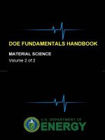 Doe Fundamentals Handbook - Material Science (Volume 2 of 2)